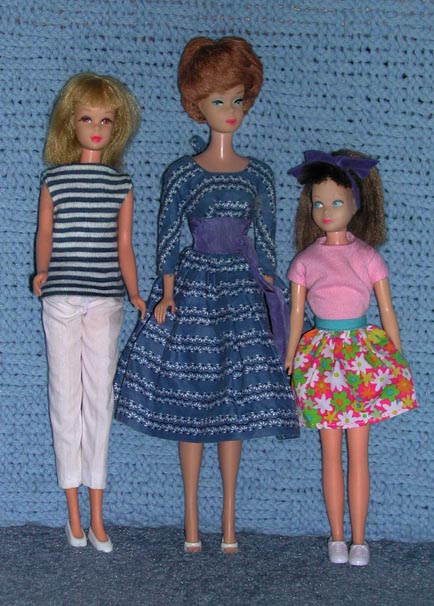 Francie, Barbie, Skipper